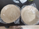 空氣炸鍋專用紙盤家用吸油紙墊食物烤箱烘焙硅油紙錫紙燒烤工具盤 空氣炸鍋紙100只裝 曬單實(shí)拍圖