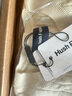 Hush Puppies【軟糯舒適】暇步士女裝秋季經(jīng)典簡約全棉半袖線衣 奶昔白 L 曬單實(shí)拍圖