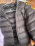 優(yōu)衣庫童裝男童女童高級輕型羽絨連帽外套帽子可拆卸471377 09 黑色 130 曬單實(shí)拍圖
