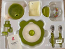 babycare寶寶輔食碗勺子不銹鋼兒童餐具水杯圍兜注水保溫碗飯盒新生兒禮盒 曬單實(shí)拍圖