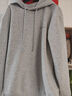 名創(chuàng)優(yōu)品（MINISO）連帽衛(wèi)衣男重磅寬松春秋季休閑高級感青少年潮流外套 麻灰 XL 曬單實拍圖