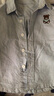 贏(yíng)一貝（Yingyibei）嬰兒衣服休閑長(cháng)袖襯衫春裝春秋男童女寶寶襯衣兒童小童上衣春夏裝   藍條紋 110 曬單實(shí)拍圖