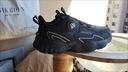 里奇.喬丹   RICKY JORDAN品牌斷碼童鞋男2025新款兒童網(wǎng)面皮面老爹鞋中大童男孩旋轉運動(dòng)鞋 黑色皮面 36 曬單實(shí)拍圖