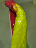 舞蹈扇子萬(wàn)疆真絲酒紅色加大加長(cháng)廣場(chǎng)古典舞長(cháng)綢扇子古風(fēng)演出扇子 50cm飄頭 36cm扇骨 紅橙黃漸變 雙層新款激光裁邊右手 左手備注 曬單實(shí)拍圖