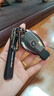 奔馳glc260鑰匙套v260威霆c200車(chē)c180l老款glk300 gla200殼e2 智能A款【黑武士】車(chē)標編繩扣 曬單實(shí)拍圖