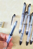 晨光(M&G)GELPEN系列0.38mm黑色中性筆全針管簽字筆水筆GP1212A 6支裝（送橡皮1塊） 曬單實(shí)拍圖