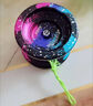 赟婭悠悠球比賽專(zhuān)用專(zhuān)業(yè)高級死睡眠yoyo球新手鋁合金兒童溜溜球禮物 AO1黑粉藍 曬單實(shí)拍圖