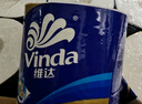 維達（Vinda）卷紙 藍色經(jīng)典有芯卷紙4層180克*30卷 加厚 紙巾 整箱 曬單實(shí)拍圖