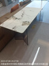 原古原林亞克力巖板書(shū)桌家用長(cháng)條桌客廳沙發(fā)后置工作臺民宿酒店辦公電腦桌 純白巖板+透明亞克力桌腿 定制專(zhuān)拍(聯(lián)系客服議價(jià)) 曬單實(shí)拍圖