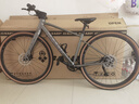 坎普（CAMP）GX300 公路車(chē)平把綜合型越野鋁合金車(chē)架9速油碟禧瑪諾變速自行車(chē) 寶馬灰 425碼 700c 曬單實(shí)拍圖