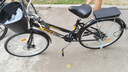 飛鴿（FLYING PIGEON）自行車(chē)成人通勤車(chē)自行車(chē)學(xué)生單車(chē)成人自行車(chē)通勤自行車(chē)城市公路車(chē) 高配黑|6速+雙碟剎+充氣胎+禮包 26寸|身高160-185cm 曬單實(shí)拍圖