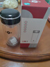 明霞玻璃杯男雙層高硼硅加厚防燙家用便攜車(chē)載鵝蛋泡茶水杯210ml黑色 曬單實(shí)拍圖