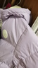 Converse匡威兒童裝新款泡芙柔軟舒適面包服保暖上衣男女童短款連帽羽絨服 月光石紫 130 充絨量約130g 【建議身高116-122cm】 曬單實(shí)拍圖