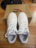 安踏女鞋板鞋子女2026夏季新款厚底舒適休閑鞋百搭學(xué)生運動(dòng)鞋小白鞋女 象牙白/楊絮紫（小零感） 35.5 曬單實(shí)拍圖