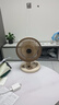 駱駝電風(fēng)扇家用電扇臺式多功能小型風(fēng)扇學(xué)生宿舍桌面風(fēng)扇可搖頭靜音辦公室桌面臺扇 米色臺扇【搖頭/2檔位】 標配【1.3米電源線(xiàn)】 曬單實(shí)拍圖