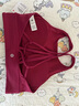 lululemon丨Luxtreme? 女士高領(lǐng)口別致肩帶長(zhǎng)款運(yùn)動(dòng)內(nèi)衣 LW2BX9S 煙霧品紅 S /6 曬單實(shí)拍圖