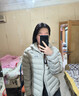 圣保美羽絨棉服女2025新款冬季外套學(xué)生短款小個(gè)子連帽棉衣韓版加厚棉襖 卡其灰 S 曬單實(shí)拍圖