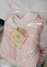 戴維貝拉新生兒夾棉加厚爬服秋裝女寶寶連體衣嬰兒衣服 曬單實(shí)拍圖