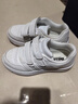 百麗童鞋兒童板鞋小白鞋男女童透氣運動(dòng)鞋春秋校園休閑鞋 白色33碼 曬單實(shí)拍圖