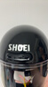 SHOEI Glamster復古全盔 日本原裝進(jìn)口摩托車(chē)頭盔VESPA拿鐵自由跑盔 BLACK（亮黑） L 曬單實(shí)拍圖