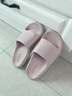 德國買(mǎi)一送一高級感涼拖鞋女夏季情侶EVA家居室內浴室防滑拖鞋男 藕粉+深棕色 36-37 碼+40-41碼 曬單實(shí)拍圖