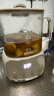 蘇泊爾（SUPOR）全玻璃養生壺 煮茶壺1L迷你養生杯煮茶器花茶壺 恒溫壺 母嬰級 保溫燒水壺316L帶濾網(wǎng)SW-10Y08Q 曬單實(shí)拍圖