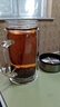 京東京造 茶杯 雙層玻璃茶水分離泡茶咖啡杯子帶把手大容量500ml 曬單實(shí)拍圖