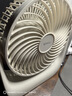 公牛USB桌面風(fēng)扇 【電芯3C認證】迷你輕音小電扇4000mAh長(cháng)續航 壁掛兩用充電款-米云白 曬單實(shí)拍圖