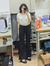 回力女鞋皮鞋女通勤久站不累腳單鞋職業(yè)粗跟空姐軟底面試工作高跟鞋 黑色 37 曬單實(shí)拍圖