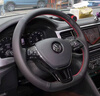 億豐帆適用大眾方向盤套真皮手縫速騰朗逸寶來POLO邁騰帕薩特高爾夫凌渡 大眾速騰/2015-2022款 曬單實(shí)拍圖