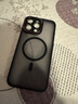 魔杰樂 適用蘋果15promax手機殼磁吸充電iPhone16promax手機保護套沙漠色全包防摔軟膠膚感磨砂簡約輕奢 磁吸黑色【萊卡系列-金屬鏡頭圈】 iPhone15ProMax 曬單實拍圖