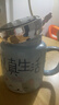 幾物森林 陶瓷馬克杯喝水杯子咖啡杯情侶杯早餐杯茶杯男女 認真生活藍色 曬單實(shí)拍圖
