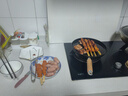 鑄鐵平底鍋鏊子家用無(wú)涂層不粘鍋雜糧煎餅鍋手抓餅鍋平底烙餅煎鍋 木柄款 26cm 曬單實(shí)拍圖