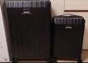 新秀麗（Samsonite）行李箱20英寸+28英寸拉桿箱子母套裝箱旅行密碼箱NX0黑色 曬單實拍圖