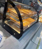 邁澤爾商用保溫柜超市小吃店加熱展示柜恒溫箱蛋撻玻璃熟食展示柜炸雞漢堡薯條食品陳列柜 直熱款兩層900*540*570（送6個(gè)盤(pán)） 曬單實(shí)拍圖