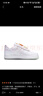 耐克（NIKE）官方空軍一號女子板鞋夏新款運動(dòng)鞋 AIR FORCE 1 IB8875 111白/白/白/冰川藍/柔黃/醒目橙 40.5 曬單實(shí)拍圖