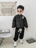 左別嬰兒羽絨服0-6個(gè)月冬裝棉衣套裝加厚男0-1歲半2兩件套衣服秋冬季 綠色（棉衣套裝） 100cm 曬單實(shí)拍圖