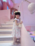 G.DUCKKIDS兒童2024女童休閑背心公主連衣裙女寶寶洋氣時(shí)髦夏裝薄款 粉紅色 120碼(建議105-115cm 4-5.2周歲) 曬單實(shí)拍圖