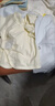 奇萌娃新生嬰兒衣服上衣和尚服純棉初生春秋寶寶四季無(wú)骨分體保暖內衣 黃色(魔術(shù)貼)59碼【0-3月】 曬單實(shí)拍圖