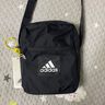 adidas\阿迪達(dá)斯單肩包斜挎包男女包 2024秋季新款輕便運(yùn)動(dòng)包便攜百搭休閑包挎包 黑色/IT2048/23.5*18*7cm 曬單實(shí)拍圖