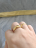 周大福海豚背戒指INS風(fēng)足金黃金戒指女送生日禮物EOF1660 16號 約10.00g計價(jià)(工費880) 曬單實(shí)拍圖