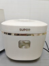 蘇泊爾（SUPOR）電飯煲電飯鍋多功能3升0涂層不銹鋼厚釜內膽無(wú)涂層1-2-3-4人家用智能預約小型迷你煮粥微壓煮飯鍋 上蒸下煮 3L 曬單實(shí)拍圖
