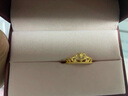 周生生新年禮物足金愛(ài)情密語(yǔ)皇冠黃金戒指開(kāi)口戒金飾品90227R計價(jià) 2.9克 曬單實(shí)拍圖