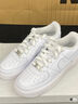 NIKE官方正品   兒童AF1空軍一號(hào)運(yùn)動(dòng)鞋春季板鞋 FV5951-111 39 曬單實(shí)拍圖