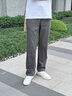 Ipenta男士休閑褲男萊賽爾男褲春秋款寬松直筒長(cháng)褲夏季中年爸爸彈力西褲 秋款/深灰色【升級款】 28 腰圍二尺一 曬單實(shí)拍圖