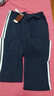 LEEREDPOI高品質(zhì)棉褲春夏輕薄校服褲子男女二條杠學(xué)生初高中校褲運(yùn)動(dòng)加絨褲 高品質(zhì)棉-藏青色二道杠-加絨 3XL -約160-170斤可穿 曬單實(shí)拍圖