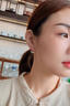 戚小米999純銀花朵耳釘女養耳洞小耳環(huán)小眾2025新款爆款耳環(huán)高級感耳飾 【999足銀】花朵耳釘一對 曬單實(shí)拍圖