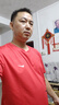 特惠運動(dòng)套裝男夏季新款休閑短袖短褲兩件套速干跑步運動(dòng)服男 紅色【單套】 4XL (160-180斤) 曬單實(shí)拍圖