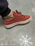 fengyunge帆布鞋男士2026新款夏季防滑運動(dòng)板鞋男夏天透氣紅色個(gè)性休閑布鞋 紅色 42 (260mm) 曬單實(shí)拍圖
