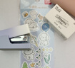 得力（deli）ins風(fēng)紐賽訂書(shū)機學(xué)生用迷你小號訂書(shū)機裝訂機起釘器便攜式辦公用省力訂書(shū)器訂書(shū)釘訂書(shū)針 【漸變款-藤紫色】+830枚釘 曬單實(shí)拍圖